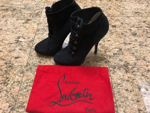 Christian Louboutin Fifre Black Suede 