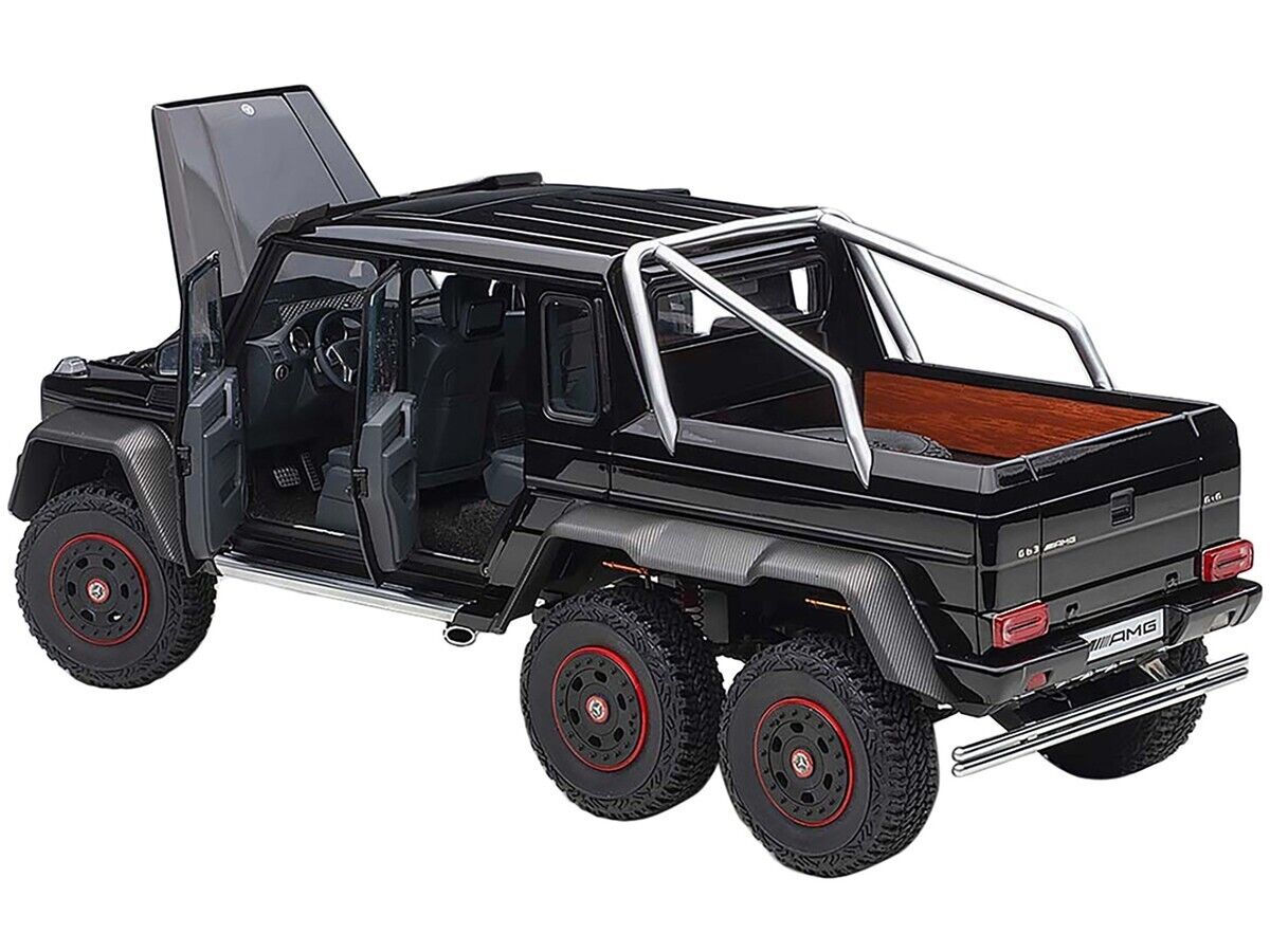 1/18 Mercedes Benz G63 Amg 6X6 Gloss Black Model Car By 1/18 Mercedes Benz G63 Amg 6X6 Gloss Black Model Car By