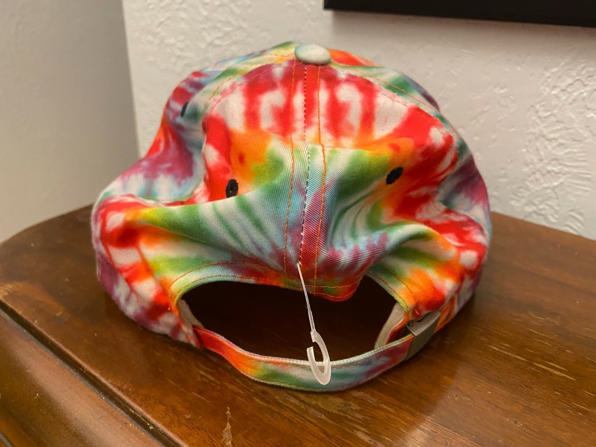OBEY Tie Dye Strapback Skateboarding Hat Obey 5 Panel Hat Camp Cap Tribal Aztec Print Multicolor  main image 2