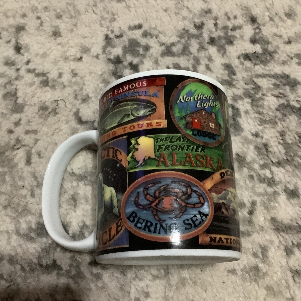 Alaska Sites Souvenir Coffee Cup Mug by Arctic Circle Enterprises