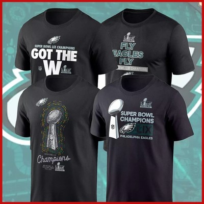 Philadelphia 2025 Eagle Super Bowl LIX Champions T-Shirt All Size S-4XL
