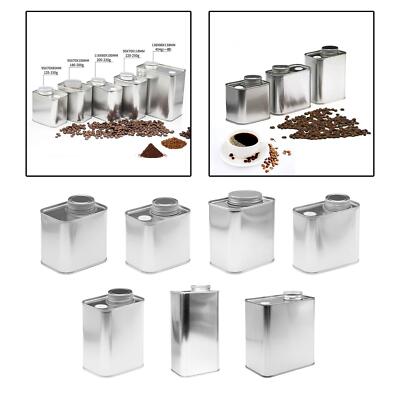 Metallgläser mit versiegeltem Deckel, luftdichte Dosen, Kaffee-Vorratsdose