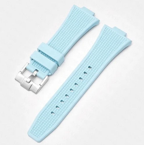 Rubber Watch Strap For Tissot PRX 12mm Powermatic 80 40mm Waffle Quick Release - Picture 9 of 10