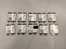 Lot of 10 Intel 8265NGW WiFi Cards - Used, Working Condition