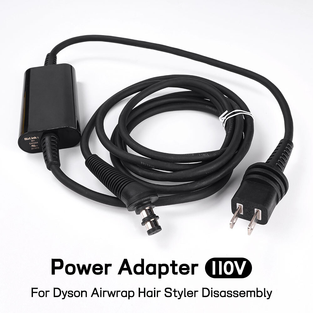 Power Cable Cord US plug 8.8ft For Dyson Airwrap Styler 110V