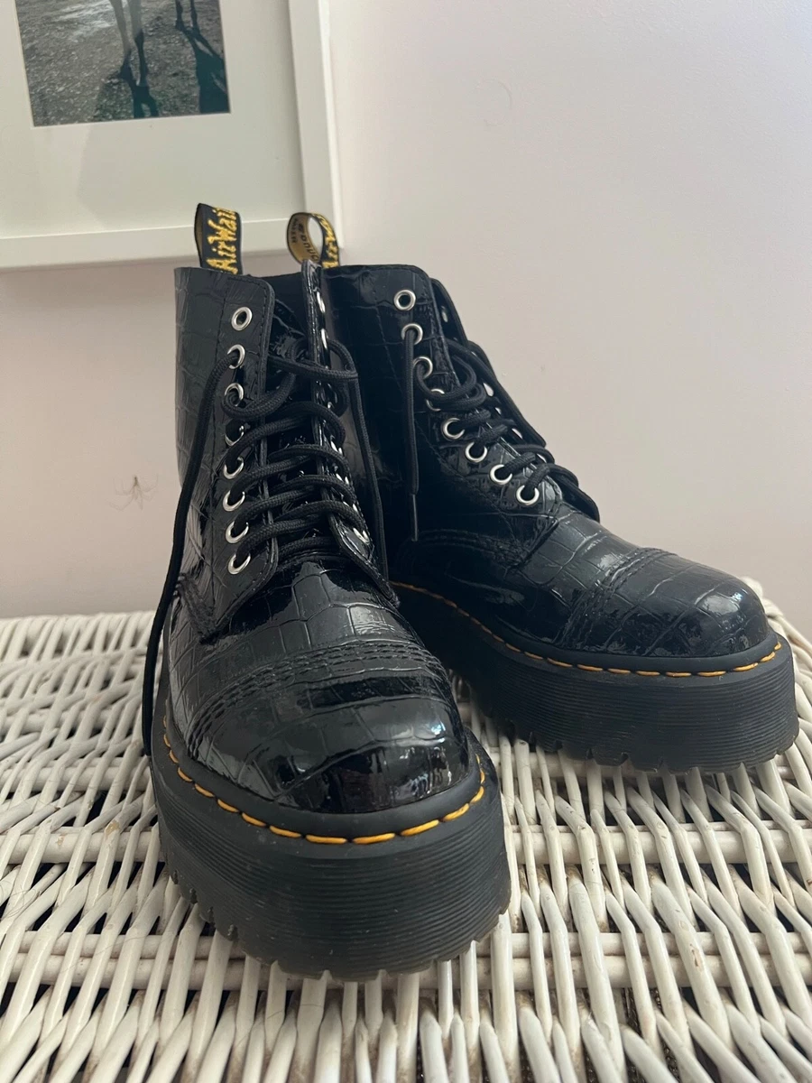 Dr Martens Croc print Sinclair size 5 boots eBay