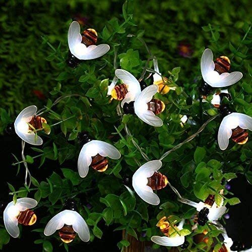 Solar Power Bee LED String Light Waterproof Garden Path Yard Decor Lamp Outdoor - Picture 18 of 42