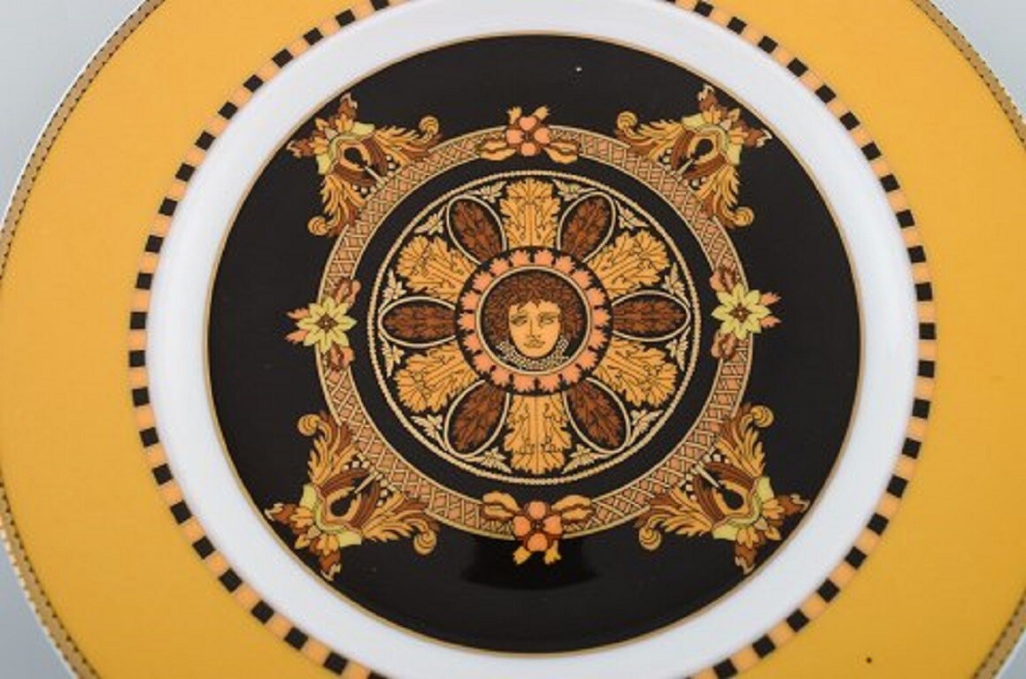希少 VERSACE Rosenthal バロッコ プレート 2枚 廃盤 Gianni Versace for Rosenthal. Barocco porcelain plate with gold