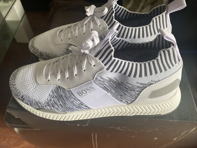 Boss Schuhe, Open Withe titanium Runn Größe 44