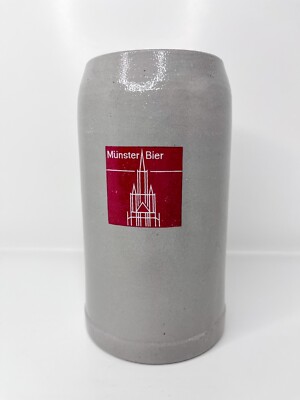 Munster Bier German Beer Stein 7''