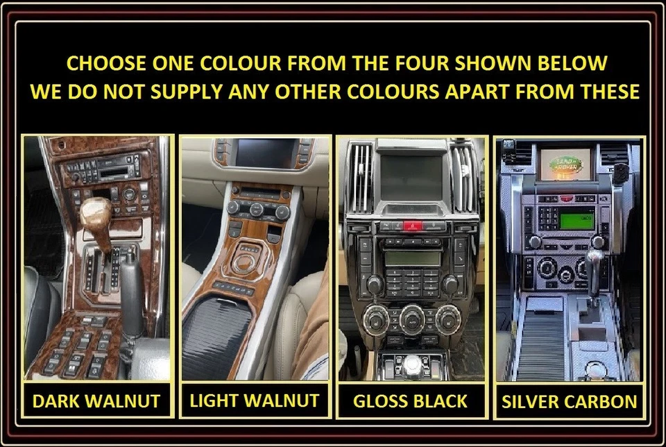 SAAB 900 1993-98 & 9-3 1998-03 Kit cruscotto in mogano nero lucido legno di noce - Immagine 4 di 4