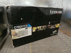 Lexmark C792 Extra High Yield Cyan 20K Toner Cartridge C792X1CG C792X2CG 