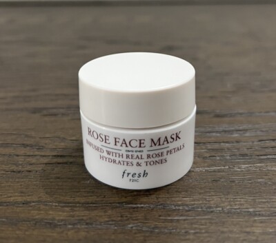 Fresh Rose Face Mask | Infused w/ Real Rose Petals | 0.5oz Sample Size | NEW