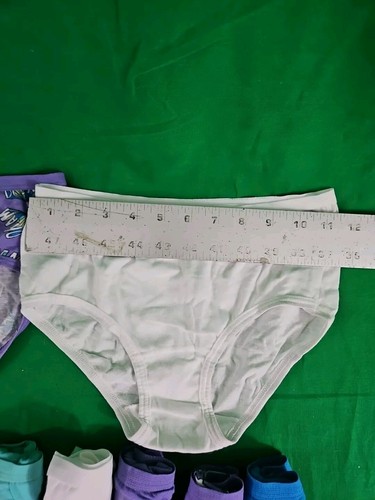 10 Fruit Of The Loom Girls SZ 12 Panties Multicolors - Picture 6 of 6