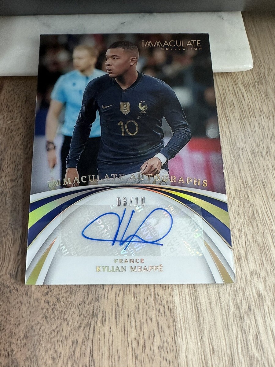2022フランス ホーム #10 ムバッペ M 2022 Immaculate Kylian Mbappe /10 - Auto - France | eBay