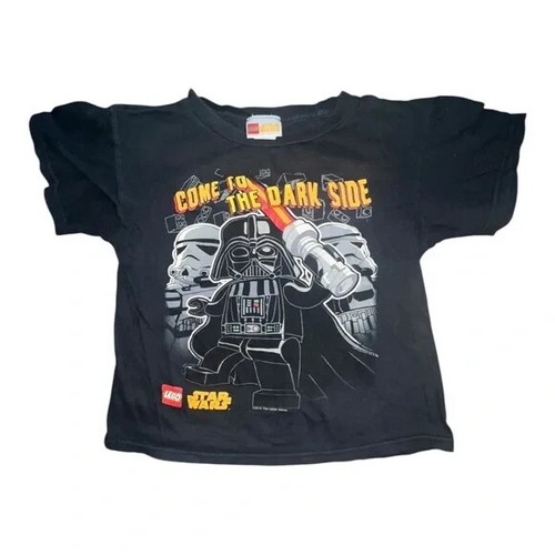 Star Wars Legos Lot of Three T-Shirts Short Sleeve Boys 6 & 7 EUC - Picture 2 of 10