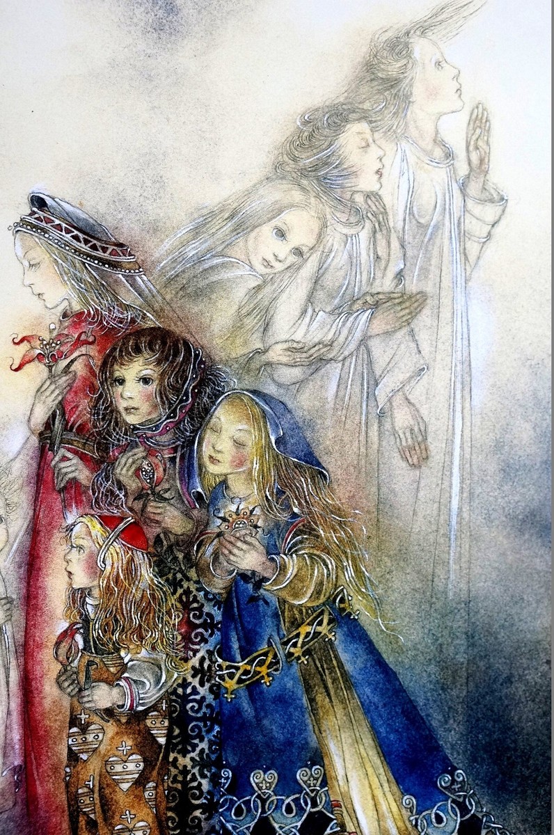 Sulamith Wulfing 2013 HEAVEN and EARTH CHILDREN Calendar Art Print
