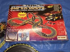 Artin Super Loop Slot Car Track Set 1/43 Electric Power Racing Read Description