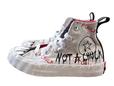 Converse UNt1TL3D High Not A Chuck GS White Erget Size 11 Youth/Kids