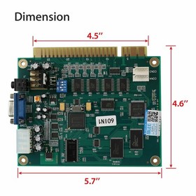 Arcade 60 in 1 Classic Multicade Board CGA/VGA Output for Jamma  Game Cabinet