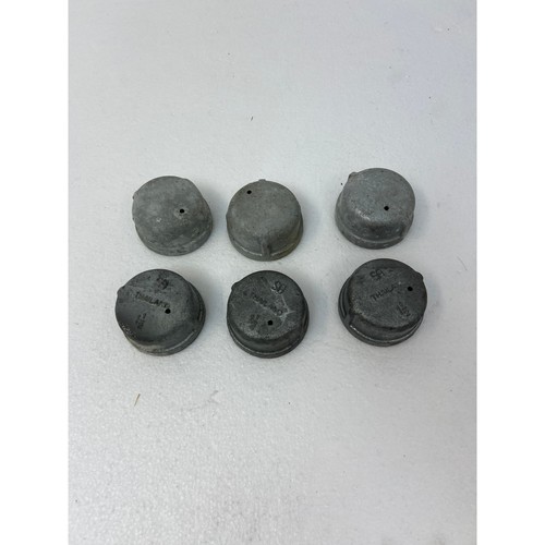 Galvanized 1 1/2" Pipe Fence Post Topper x 6 Threaded Caps Lot Set 1.5" Thailand