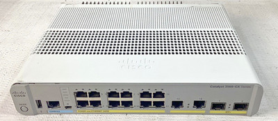 Cisco WS-C3560CX-12PD-S 12 Port Managed PoE Switch + AC power cord