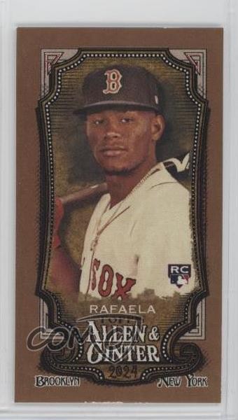 2024 Topps Allen & Ginter Mini Gold Border Ceddanne Rafaela #77 18j9