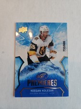 2020-21 UD ICE Keegan Kolesar Rookie Premieres Blue RC 733/999  #135