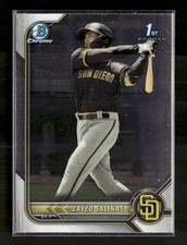 2022 Bowman #BCP-122 Zayed Salinas Chrome Prospects