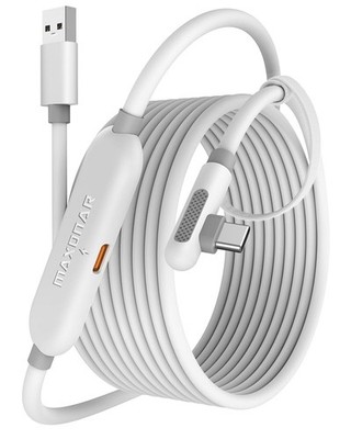 Link Kabel Mit Ladeanschluss 5M Kompatibel Mit Meta Quest 3/Quest 3S/Oculus Ques