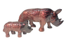 Highland Cow Rhino Sheep Recycled Aluminium Fair Trade Animal Sculpture Figure