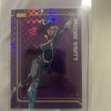 2026 Topps Chrome Marvel Comics #132 Luna Snow Purple X-Fractor /75