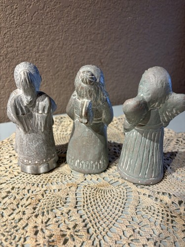 Isabel Bloom Angel Sculptures Signed Dated 1991 1992 1998 Figurines Lot of 3 - Picture 5 of 7