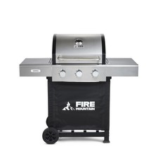 Fire Mountain Sierra 3 Burner Stainless Steel Gas BBQ
