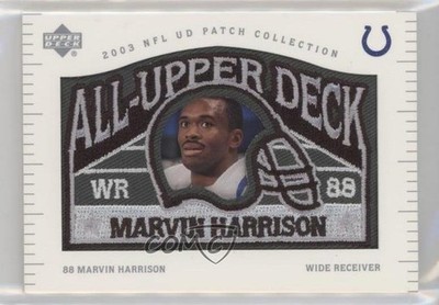 2003 Upper UD Patch Collection All-Upper Deck Marvin Harrison #UD-18 HOF 2u3