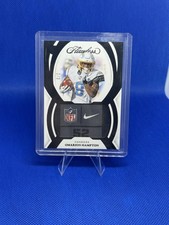 Omarion Hampton Flawless 2025 Laundry Tag Nike Shield /3 Rookie Chargers