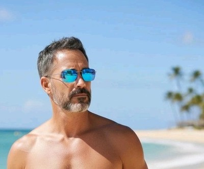 MAUI JIM crystal/blue HEMA polarized B443-05CM/MJ0443S-002 62