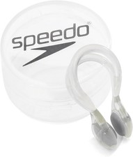 Speedo Unisex Swim Nose Clip Liquid Comfort One Size, Clear