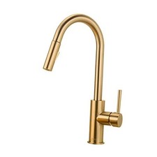 Kitchen Faucet with Pull Down Sprayer, Kitchen Faucet Sink Faucet with Gold