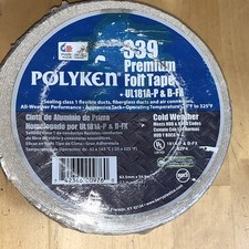 Polyken 339 Cold Weather Premium Foil Tape UL18A-P  B-FX 2.5 in. x 60yd