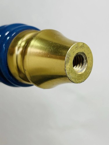 Pyramid Hefeweizen Unfiltered Ale Man Cave 11" Blue Gold Beer Tap - Picture 5 of 6
