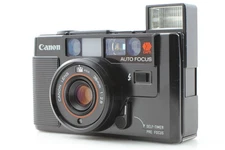 [Exc+4] Canon AF35M Black 35mm Point & Shoot Film Camera From JAPAN