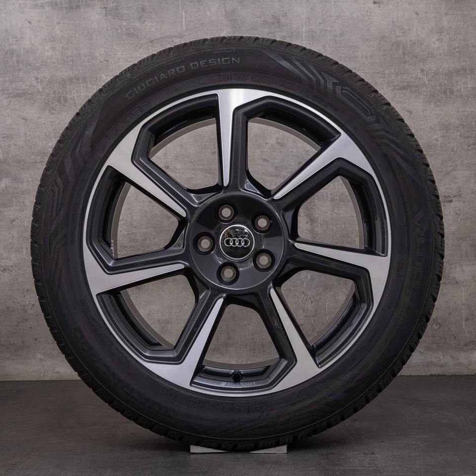 Audi Q3 Felgen 19 Zoll F3 Allwetterreifen 83A601025D Rotor titan glanzgedreht - Bild 4 von 4