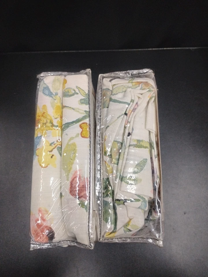 Allen + Roth Paneles Cortina Verano JUEGO DE 2 Cortinas Botánicas Florales Cottage Foto 4 de 4