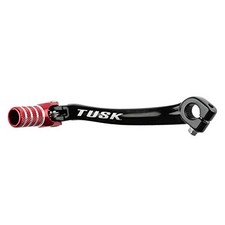 Folding Shift Lever Black/Red Tip Compatible with Honda CR125R 1983-2007