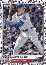 MATT SHAW TOPPS MLB ALL-STAR GAME ROOKIE CARD RC CHICAGO CUBS #57 2025 25
