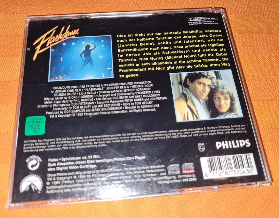 Original Motion Picture Soundtrack Flashdance Philips Video 2CD 1994 Paramount  - Bild 2 von 4