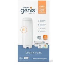 Diaper Genie Signature Diaper Disposal System Pail Gray Diaper Pail Nursery