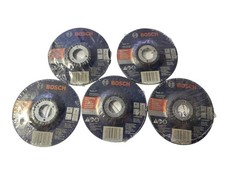 Lot of 5 BOSCH GW27M450 TYPE 27 4-1/2" Metal Grinding Wheels