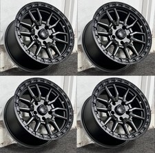17 Wheels For Jeep Wrangler Overland Rubicon 17x8.5 5x127 5x5 Et0 Rims Set 4